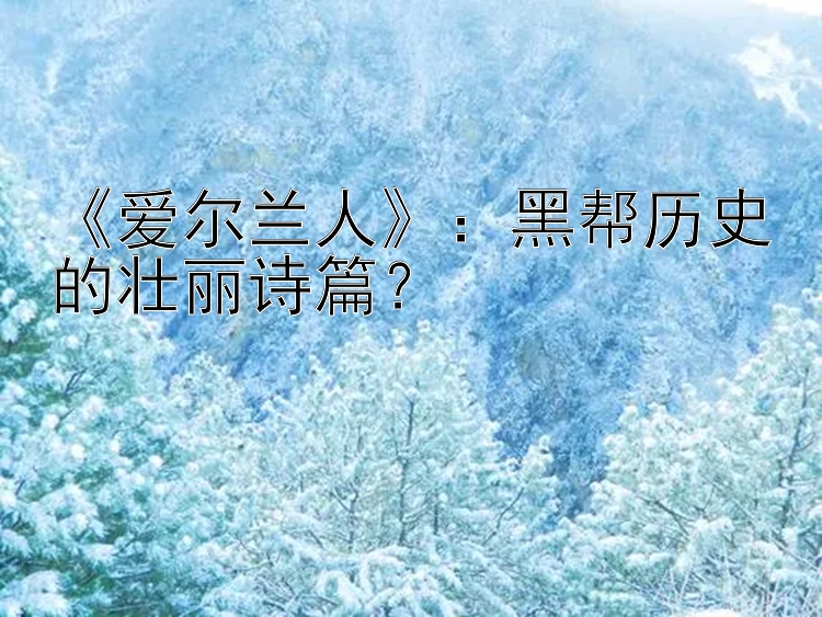 《爱尔兰人》：黑帮历史的壮丽诗篇？