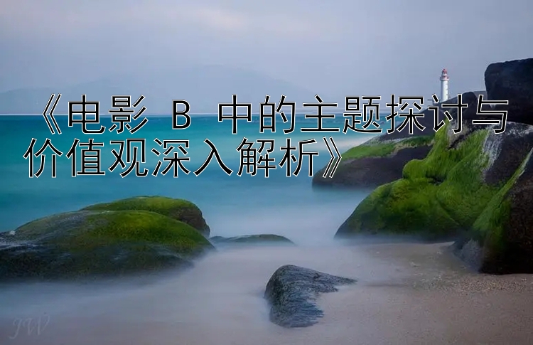 《电影 B 中的主题探讨与价值观深入解析》