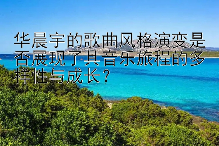 华晨宇的歌曲风格演变是否展现了其音乐旅程的多样性与成长？