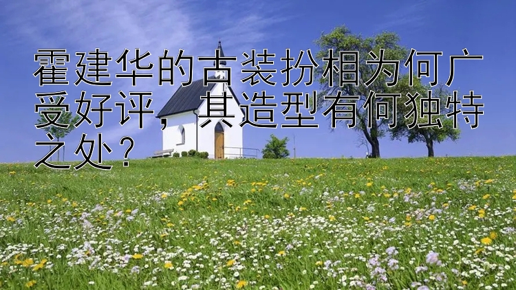 霍建华的古装扮相为何广受好评，其造型有何独特之处？